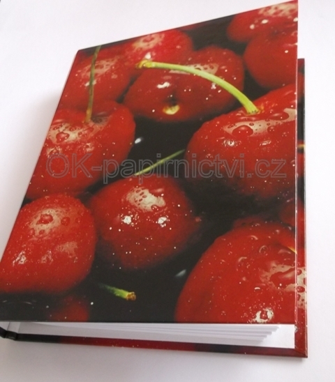 Karis blok kroužkový A4 - motiv ovoce, kiwi