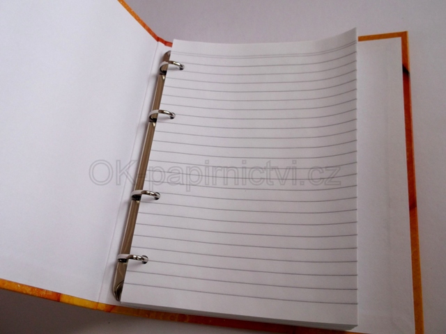 Karis blok kroužkový A4 - motiv ovoce, kiwi