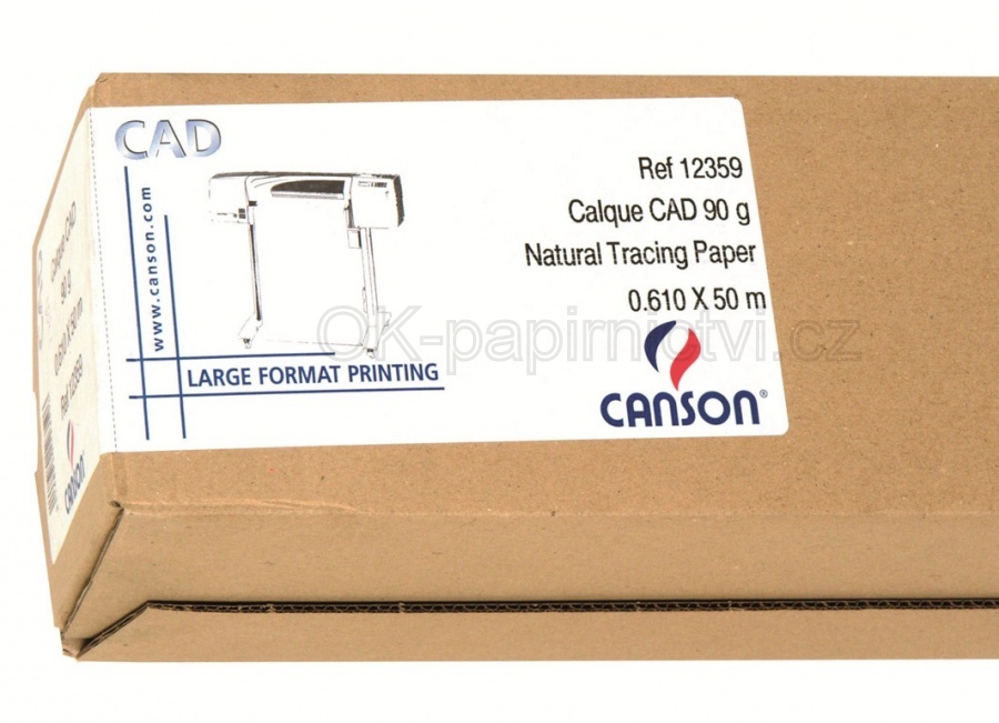 Pauzovací papír archy A4 - 100 listů, 90 g, Canson