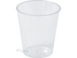 Kelímky plastové 0,02 l čiré - balení 50 ks