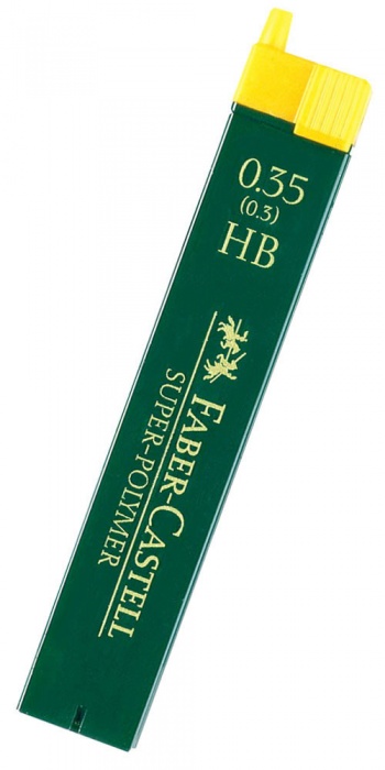 Tuhy do pentilky 0,7 Faber-Castell - tvrdost HB