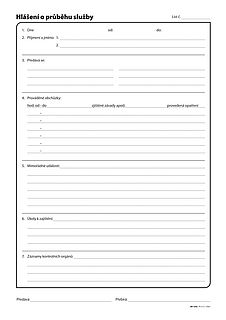 Parkovací hodiny papírové - 11x15cm