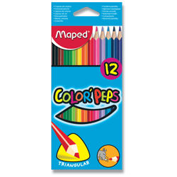 DĚTSKÉ FIXY MAPED COLOR'PEPS MONSTER - 12 BAREV