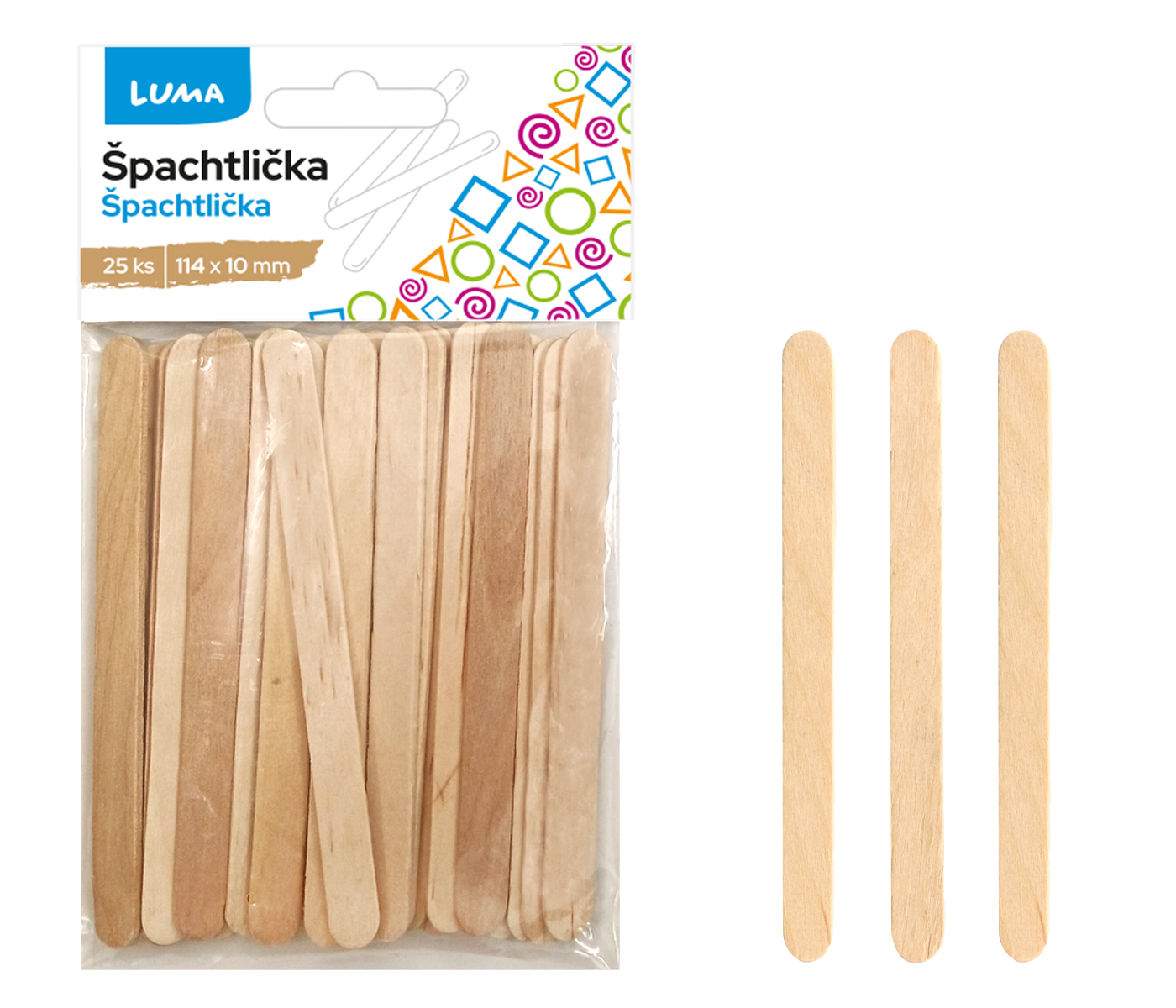 ŠPACHTLIČKA VELKÁ NATUR, 25KS LUMA