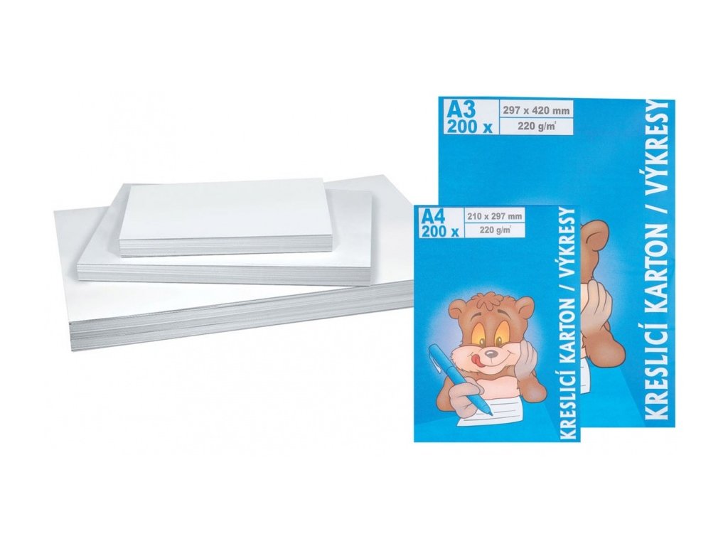 Výkres A4 220 g 200ks