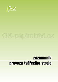 Záznamník provozu tvářecího stroje A4, OP1218