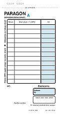 Paragon obchodní OP1092, 2x50 listů, nepropisující, číslovaný