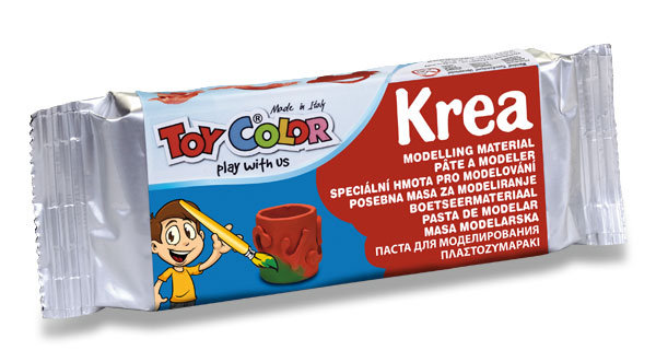 Modelovací hmota KREA - hnědá, 0,4 kg