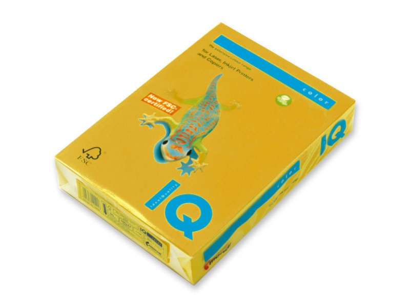 Barevný papír IQ ZR09 - A4 80g starozlatá 500 listů