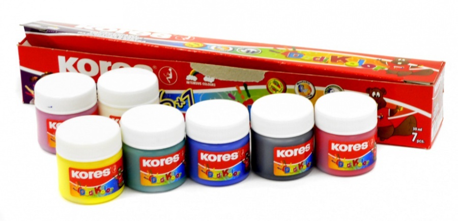 Prstové barvy Dedi Color 6 barev