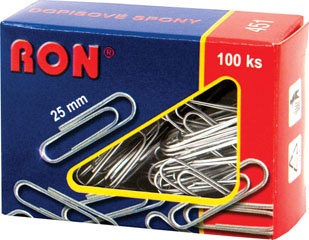 Dopisní spony 28 mm kulaté RON 452