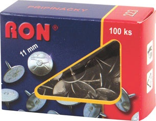 Připínáčky 11 mm 100 ks RON 223