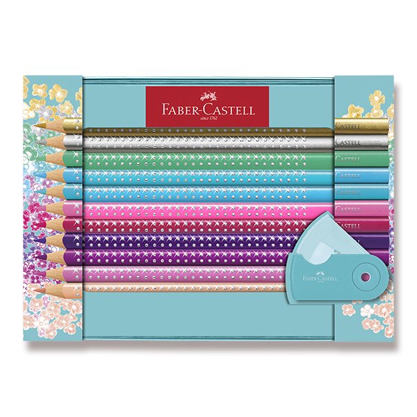 Trojhranné pastelky 20 barev Faber-Castell Sparkle