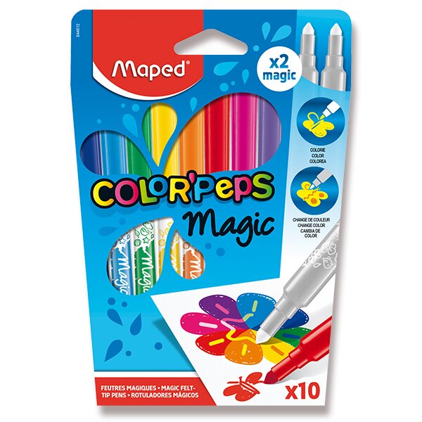 FIXY MAPED COLOR´PEPS MAGIC - 8 + 2 KUSŮ