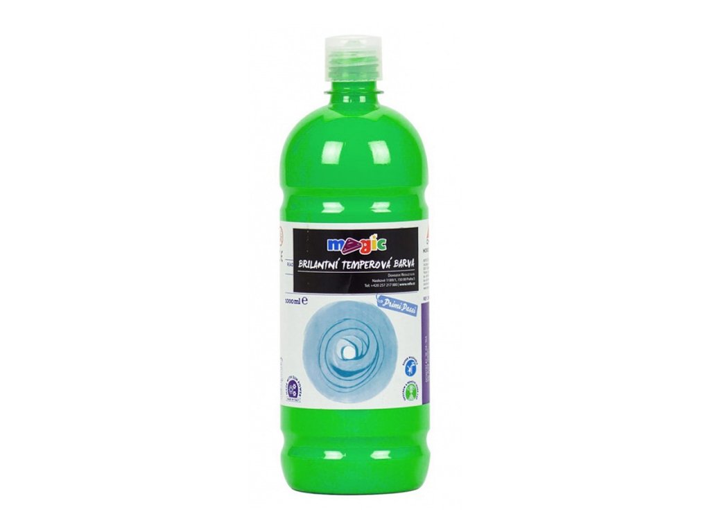 Temperová barva 1L zelená