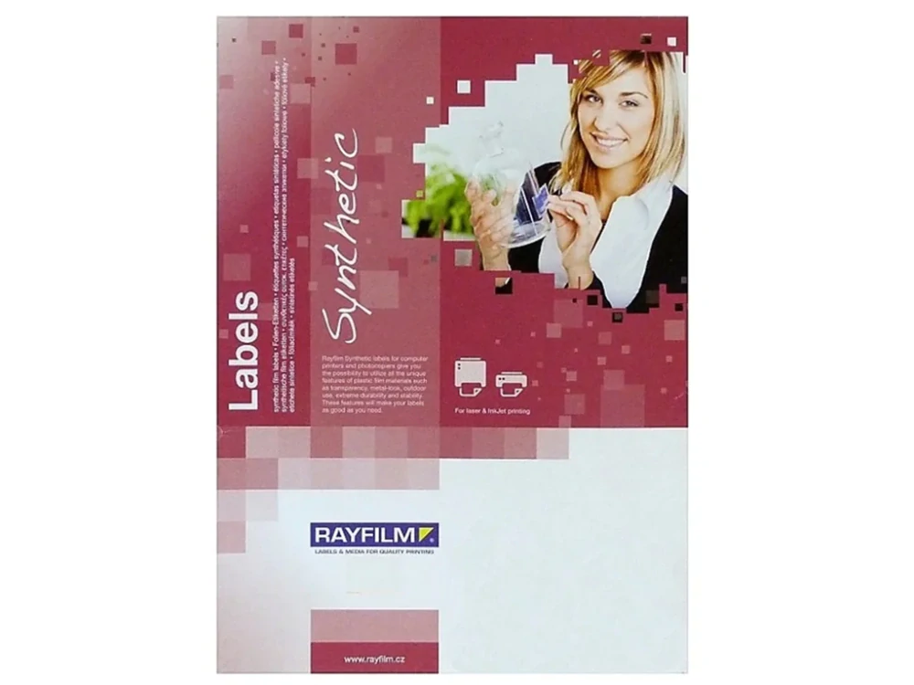 Samolepicí fólie A4 INKJET čiré lesklé 10 listů