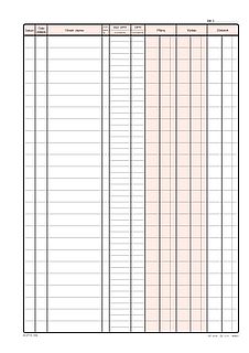 Pokladní kniha  s DPH samopropis- OP 1014