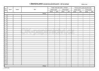 Kniha evidence DPH OP1019