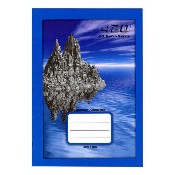 Sešit 420  bílý