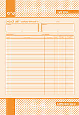 Dodací list OP 1076, A4, 100 listů samopropisovací, nečíslovaný