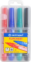 Flipchart popisovač 8550 - sada 4 ks