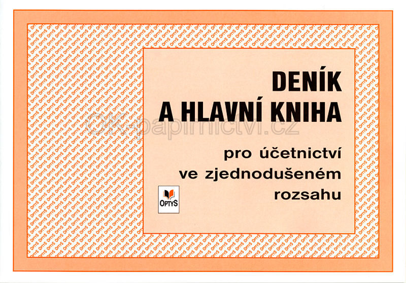 Deník a hlavní kniha OP 1005