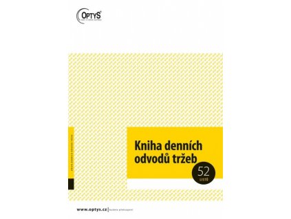 Kniha denních odvodů tržeb OP 1095