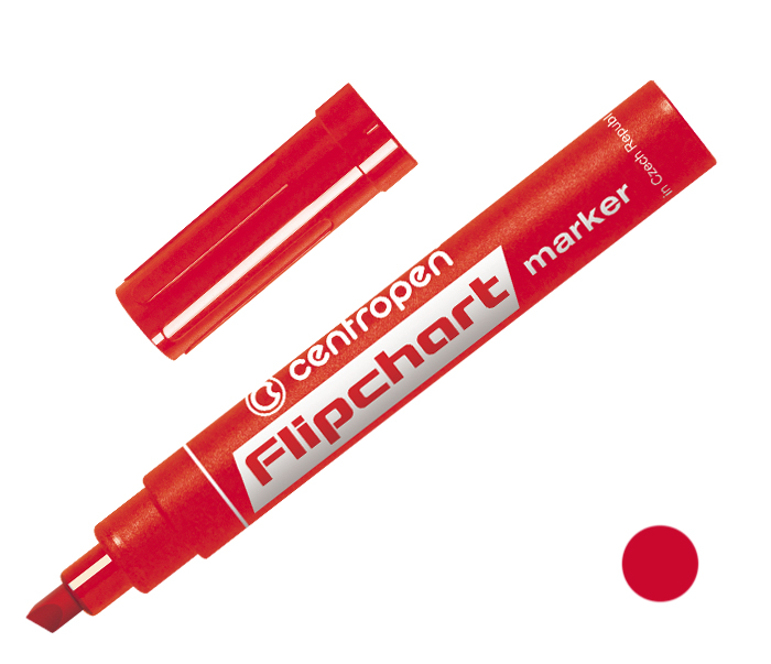 Flipchart popisovač 8560 červený