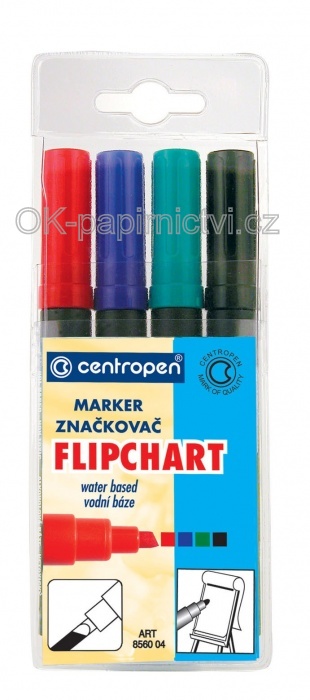 Flipchart popisovač 8560 - sada 4 ks