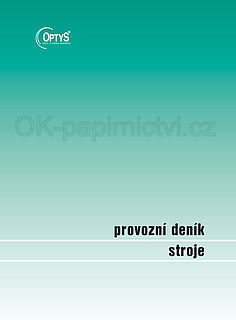 Provozní deník stroje OP 1234