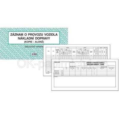 Baloušek záznam o provozu vozidla Nákladní Dopravy (kopie - alonž) ET220