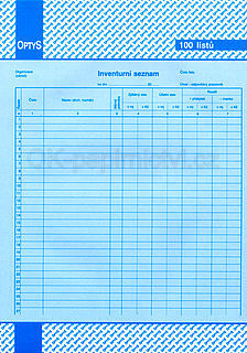 Inventární seznam - OP1049