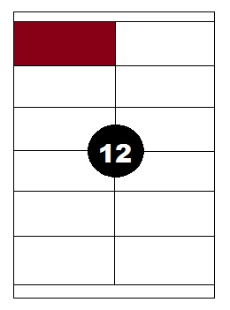 Samolepící etikety SMART 105 x 48 A4 - 100 ks
