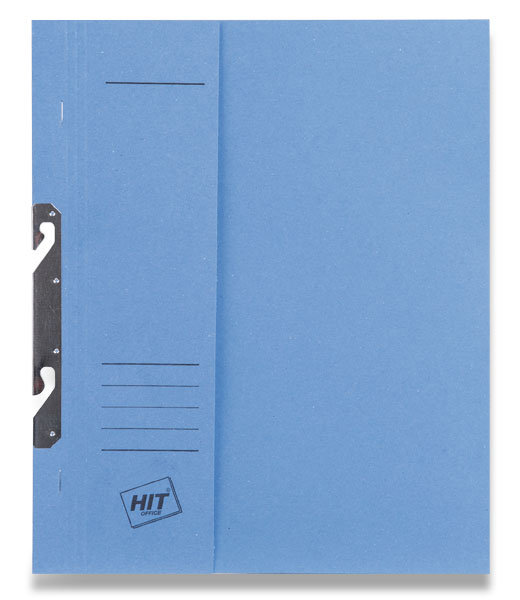 Rychlovazač půlený A4 papírový, závěsný - modrý