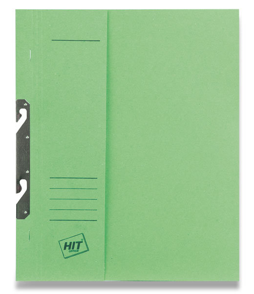 Rychlovazač půlený A4 papírový, závěsný - zelený