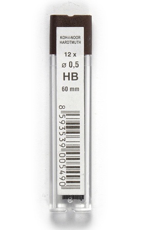 Tuhy do pentilky 0,5 - tvrdost 2B