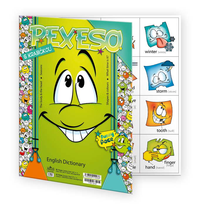 Pexeso Funny Face - s krabičkou