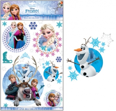 Dekorace na zeď - Disney Ledové království 3D 40 x 29 cm
