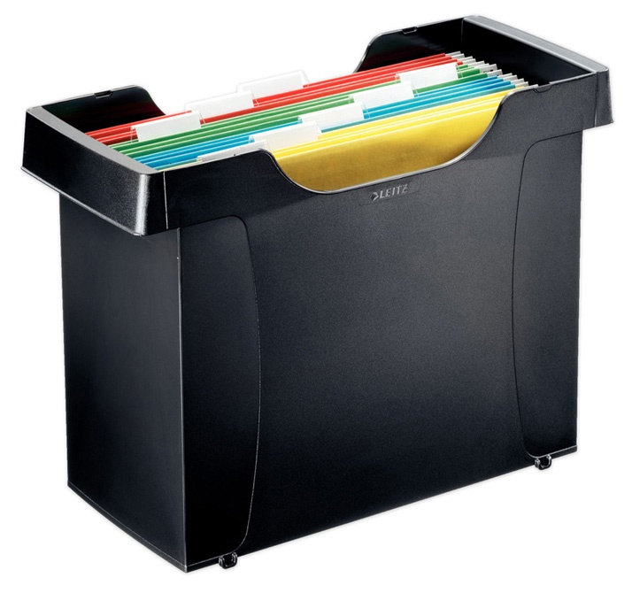 Stolní zásobník PLUS na závěsné desky černý