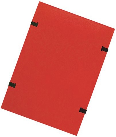 Deska s tkanicí A4 červená