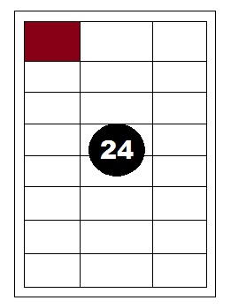 Samolepící etikety SMART 64,6 x 33,8 A4 - 100 ks