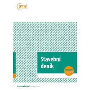 Stavební deník OP1278  A4, 128 listů, samokopírovací