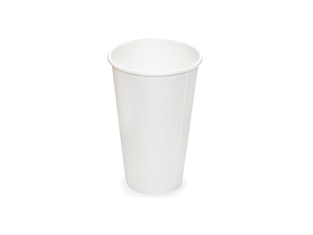 Kelímek 330ml papírový bílý na horké nápoje 50ks