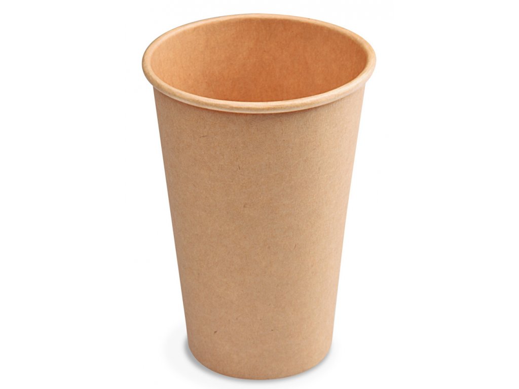 Kelímek 330ml papírový kraft na horké nápoje 50ks