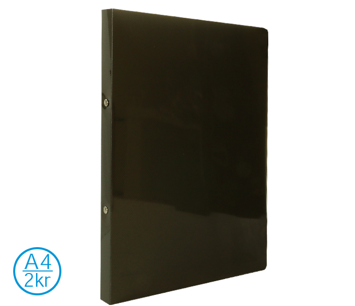 Pořadač LUMA A4 neon 2 kroužkový kouřový