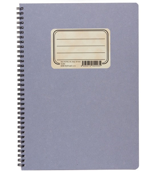 Blok BOBO Retro A5 čistý