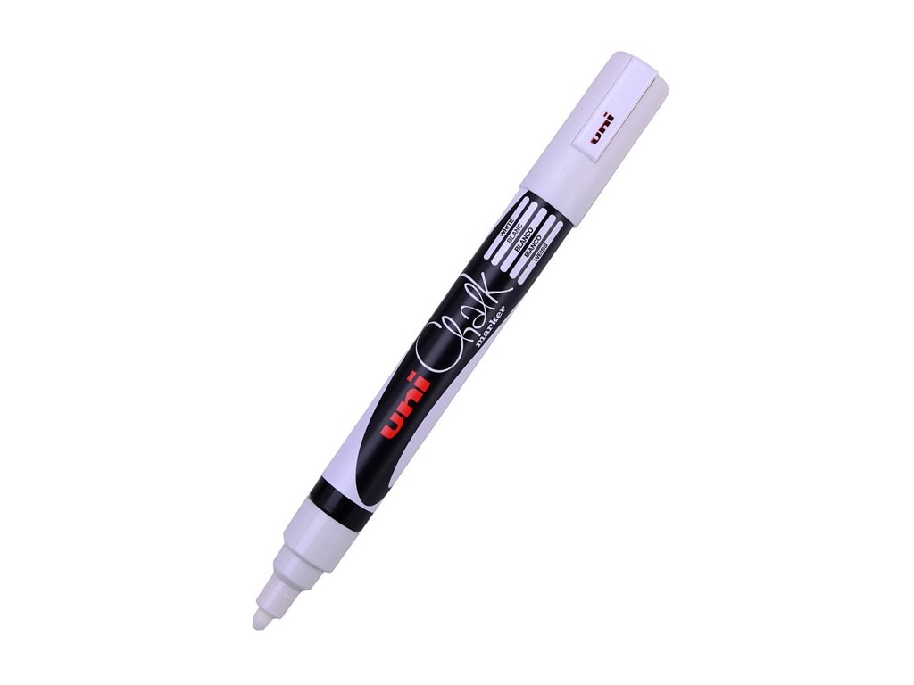 UNI PWE-5M ChalkMarker křídový bílý