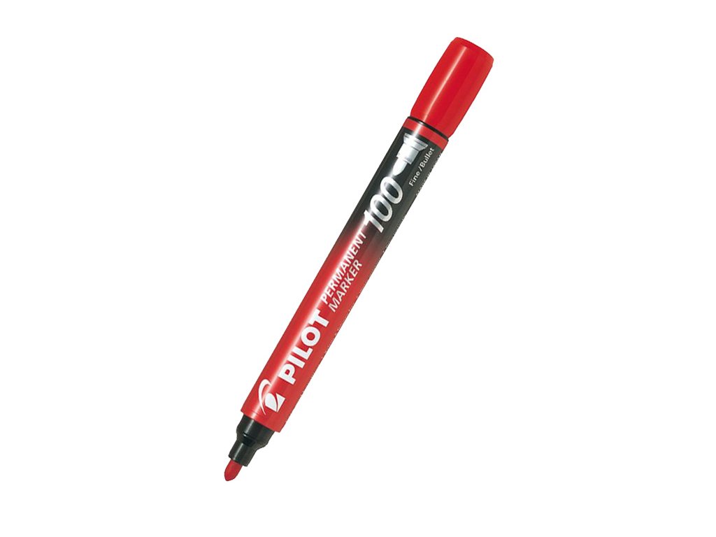 PILOT Permanent Marker 100 červený