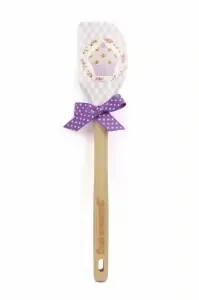 Silikonová stěrka kuchyňská s motivem fialového muffinu 30x6cm