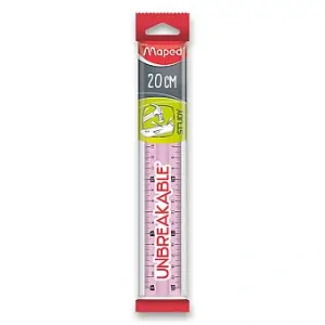 PRAVÍTKO MAPED STUDY UNBREAKABLE - 20 CM, MIX BAREV